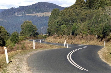 Winding Country Road