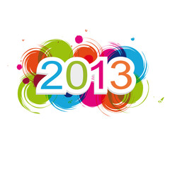 New Year 2013 - obrazy, fototapety, plakaty