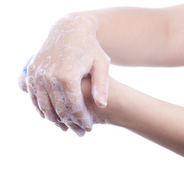Fototapeta premium Washing hands
