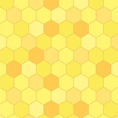 Honeycomb seamless pattern, vector