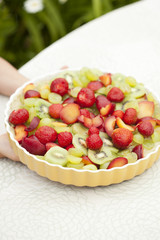 Fruit and berry pie