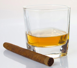 Cigars and whiskey