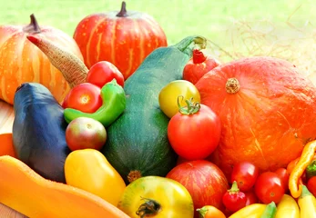 Fotobehang Assortiment Gemüseraritäten  © Sonja Birkelbach