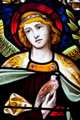 Fototapeta premium Stained Glass Angel