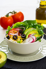 Avocado and sweetcorn salad