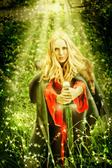 woman witch in miracle Enchanted forest