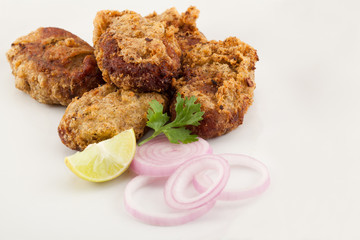 Chicken or potato cutlet