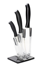 block of ceramic knives