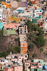 Guanajuato from El Pipila monument (Mexico)