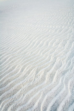 White sand dune