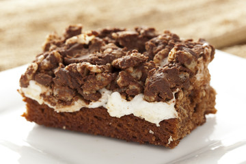 Homemade Chocolate Marshmellow Brownies