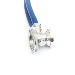 Fototapeta na wymiar Blue stethoscope
