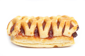 Fruit pie isolated
