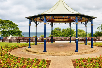 Traditional English bandstand