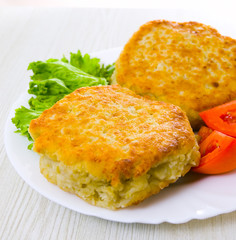 potato pancake stuffed with meat