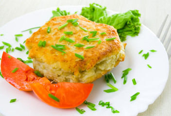 potato pancake stuffed with meat