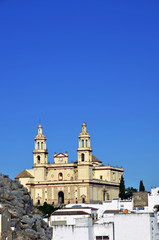 Olvera Church, cadiz, spain