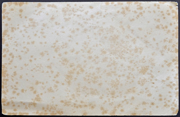 Reverse side of an old photo