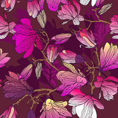 Seamless floral texture