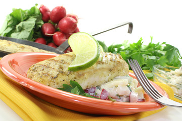 Seehecht mit Limette