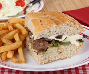 Beef and Cheese Sandwich