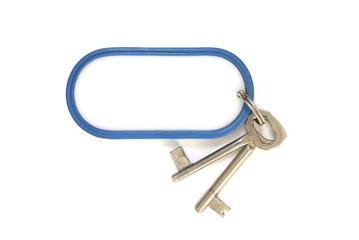 Keyring attached to keys