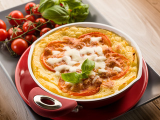 potatoes pizza vegetarian food