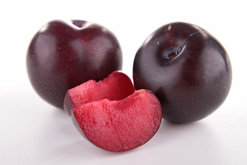 red plum fruit