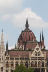 Obraz premium Budapest, the building of the Parliament (Hungary)