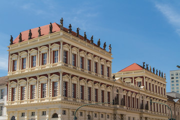Fototapeta na wymiar Potsdam city old buildings