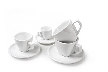 Cups and saucers