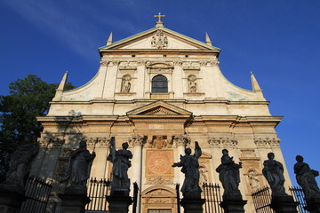 Obraz premium St.-Peter-und-Paul-Kirche, Krakau (Polen)