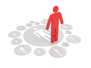 Obraz premium Social Network