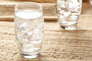 Fresh Clear Water in a glass