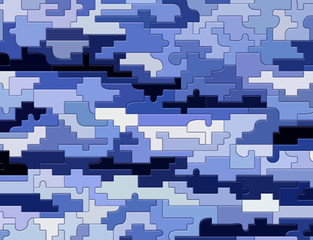blue  texture puzzle