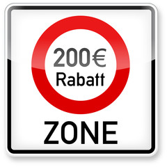 200 Euro Rabatt-Zone (3D)