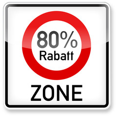 80 % Rabatt-Zone (3D)