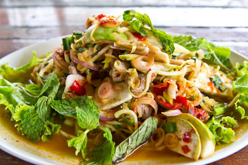 beef and chili salad delicious thai food