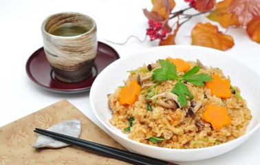 きのこの炊き込みご飯