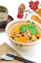 きのこの炊き込みご飯