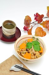 きのこの炊き込みご飯