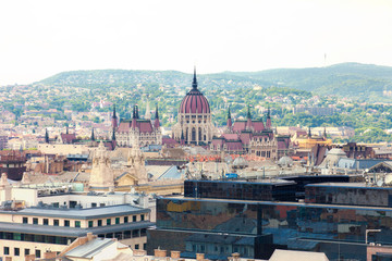 View of Budapest from an observation deck