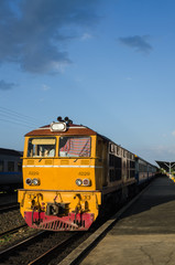 Obraz premium Old train in the station