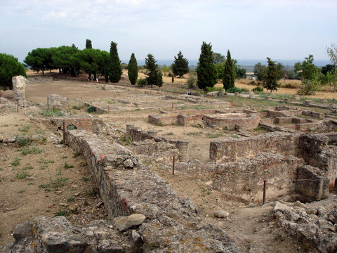 Ruins in Aleria, Corse, France