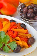 peperoni arrostiti in agrodolce