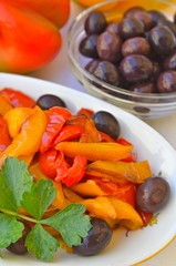 peperoni arrostiti in agrodolce