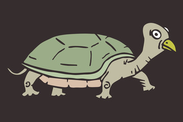 Cartoon turtle