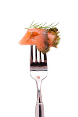Marinierter Lachs mit Dill