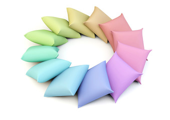 Obraz premium rainbow pillows