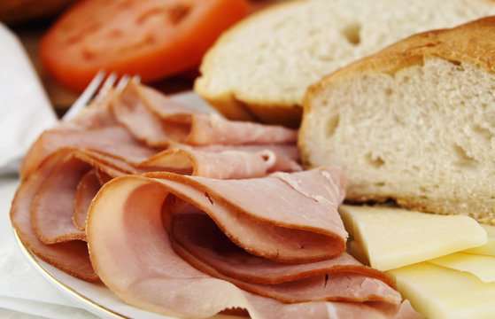 Ham lunch spread